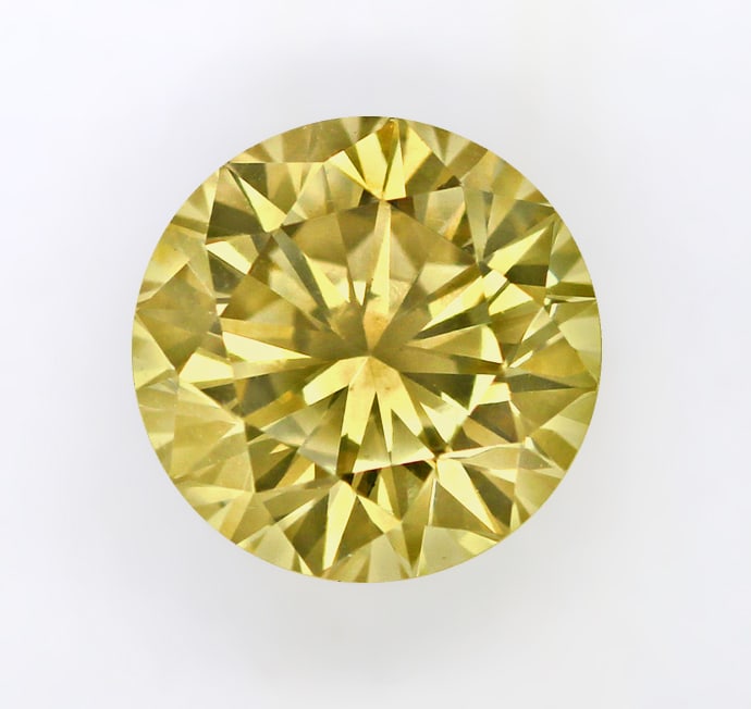 Foto 2 - Diamant 1,16ct Brillant IGI Expertise Gold Braun VVS2 , D6357