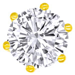 Ohrstecker Krappen-Solitär-Diamantfassung, Bild 6