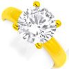 Diamant-Fassung Diamant-Solitär Ring-Fassung 4 Krappen -4ct - 1.Bild