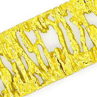zum Artikel Designer-Armband Rohgold Design 18K Gelbgold, K3436