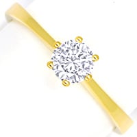 zum Artikel Diamant Verlobungsring mit 0,42ct Brillant 18K Gold, Q2451