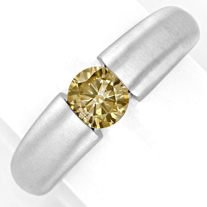 Foto 2 - Brillant-Diamant-Spannring 0,73 ct Braun 18K Weißgold, R1770