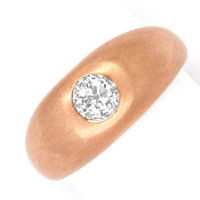 zum Artikel Rotgold-Diamant Band Ring Altschliff Diamant 0,61 Carat, R1777