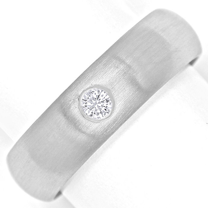 Niessing Diamant-Platinring 0,10ct lupenreiner Brillant, aus Designer-Solitär-Diamantringe Brillantringe