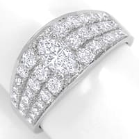 zum Artikel Ring mit 0,43ct Diamant Navette und 1,02ct Pavee in 18K, S1600