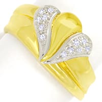 zum Artikel Designer-Diamantbandring mit 12 Diamanten in 585er Gold, S1844