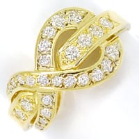 zum Artikel Design-Diamantring Gelbgold mit 0,60ct Brillanten, S1876