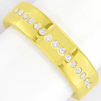 zum Artikel Moderner Diamantring 15 Brillanten 14K Gold, S2688