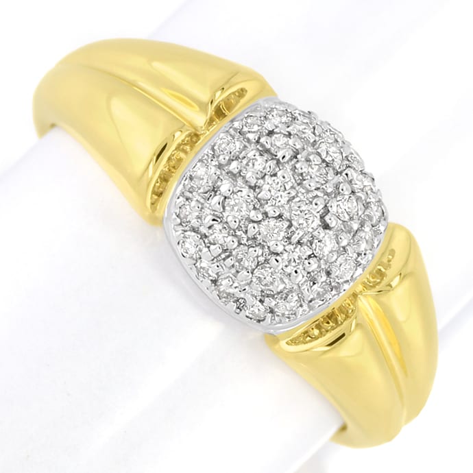 Bestellung Design-Diamantring 0,30ct Brillanten 14K Gold, S2778