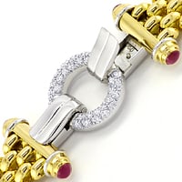 zum Artikel Damen-Armband 0,56ct Diamanten 1,8ct Rubine, S2808