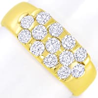 zum Artikel Diamant Damenring 1,06ct Brillanten Gelbgold, S2873
