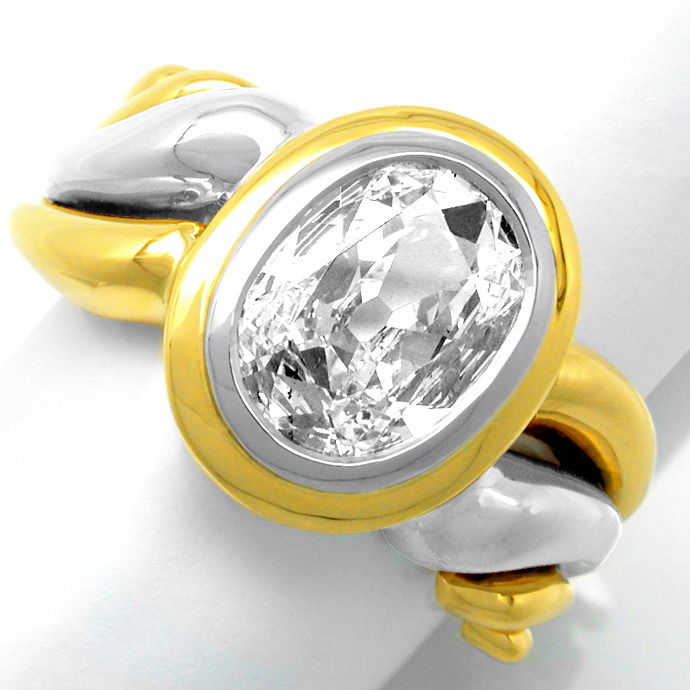 Neu! Traum Diamant-Ring 1,51ct! 18K Handarbeit! Schmuck, aus Designer-Solitär-Diamantringe Brillantringe