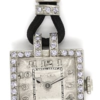 zum Artikel Rolex Art Deco Diamant Damenuhr 18K Weißgold, U1448