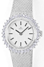 Ebel Damen-Armbanduhr, Brillanten-Lünette Weißgold 18K