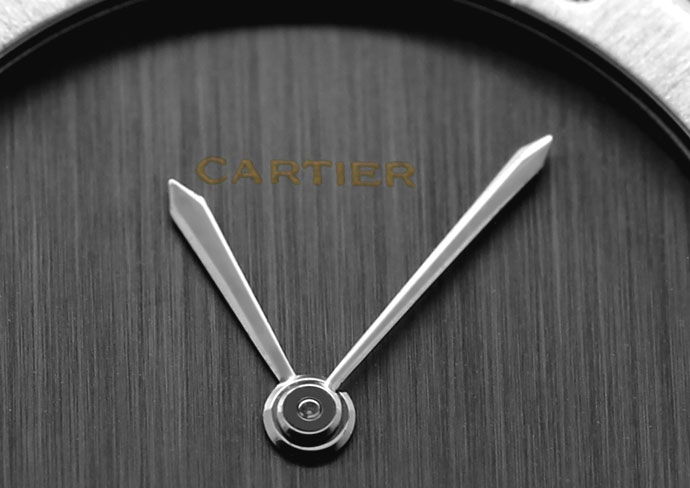 Foto 3 - Cartier Santos Vendome runde Herrenuhr Stahl, U2278