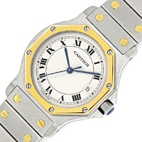 zum Artikel Cartier Santos Ronde Armbanduhr in Stahlgold, U2633