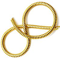 zum Artikel Massive flexible Schlangenkette 45cm 14K Gelbgold, Z0101