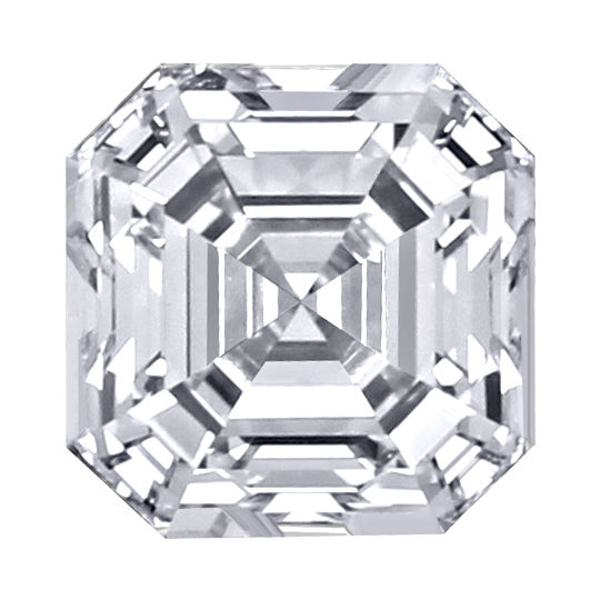 Diamant Asscher Schliff, Square Emerald Cut