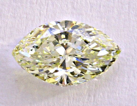 Diamant Navette Schliff, Marquise Cut Diamond, Zitrone - Yellow