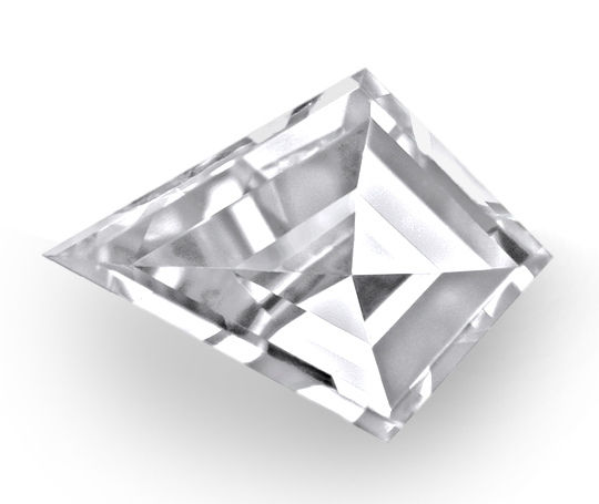 Drachen Diamant-Schliff / Diamond Cut mit Smaragd Schliff Unterteil